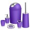 Eggracks 6 Pcs Bathroom Accessories Set including Soap Dispenser | Toothbrush Holder | Tumbler | Soap Dish | Toilet Cleaning Brush and Trash Can